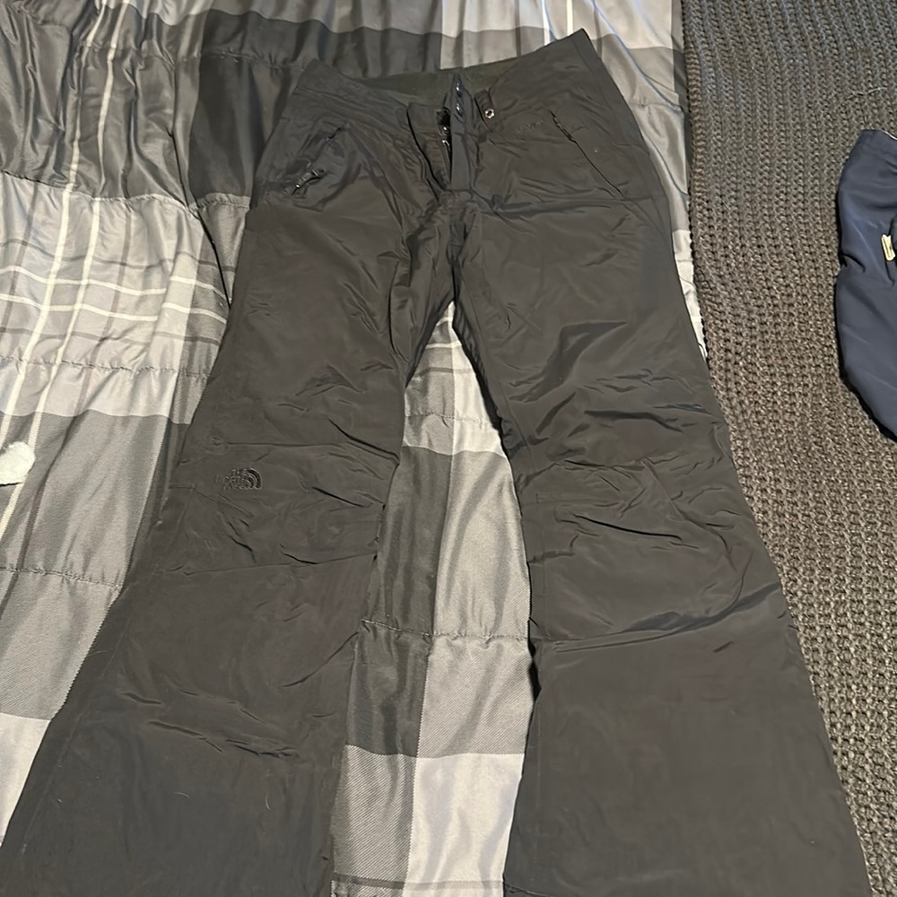 North Face black snow pants